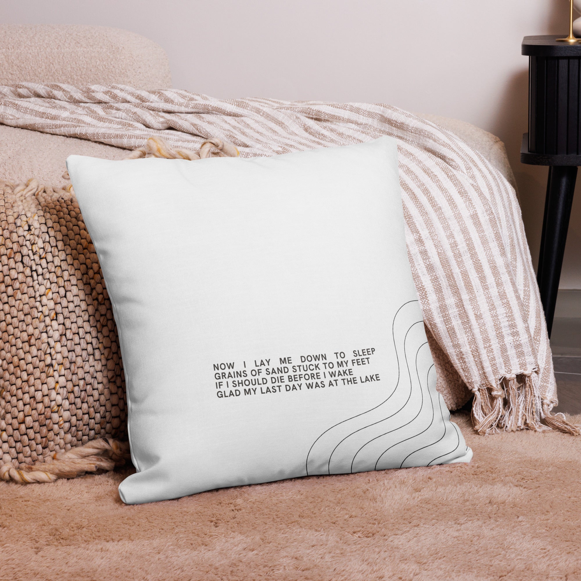 Lake Prayer Premium Pillow