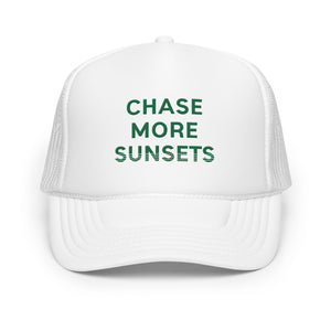 CHASE MORE SUNSETS *Green Flash Edition* Trucker Hat