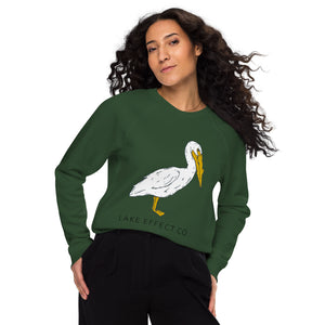 Pelican Unisex Organic Raglan Sweatshirt