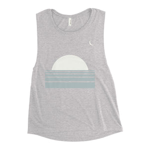 Sunset + Crescent Ladies’ Muscle Tank