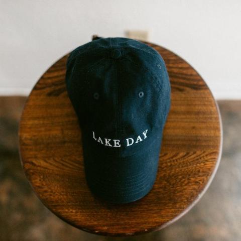 LAKE DAY Ball Cap (single line)