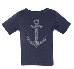 Anchor Lake Icon Navy Tee | Baby, Toddler, Kids