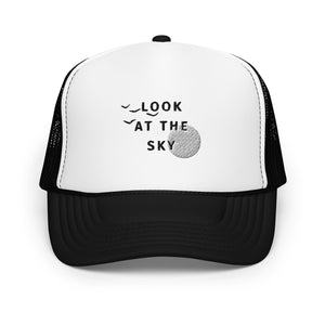 LOOK AT THE SKY Foam Trucker Hat | Light Colors