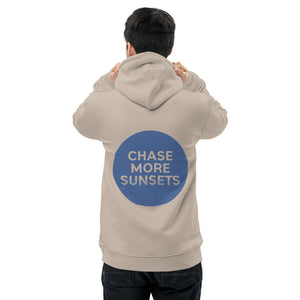 CHASE MORE SUNSETS Unisex Eco Hoodie