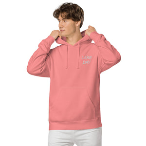 LAKE DAY Unisex Pigment-Dyed Hoodie