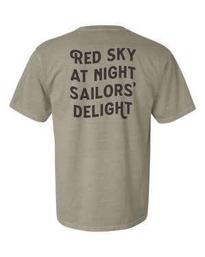 Red Sky at Night Comfort Colors Tee