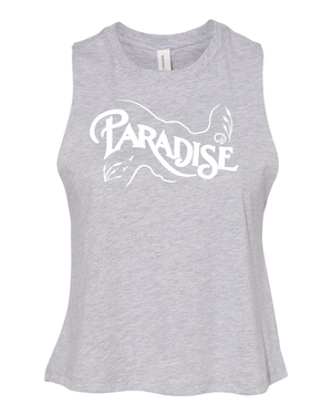 Coastal Paradise Racerback Crop Tank