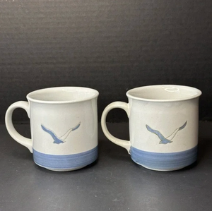 Otagiri Vintage Seagulls in Flight Mug — Set of 2