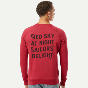 Red Sky At Night Crewneck Sweatshirt