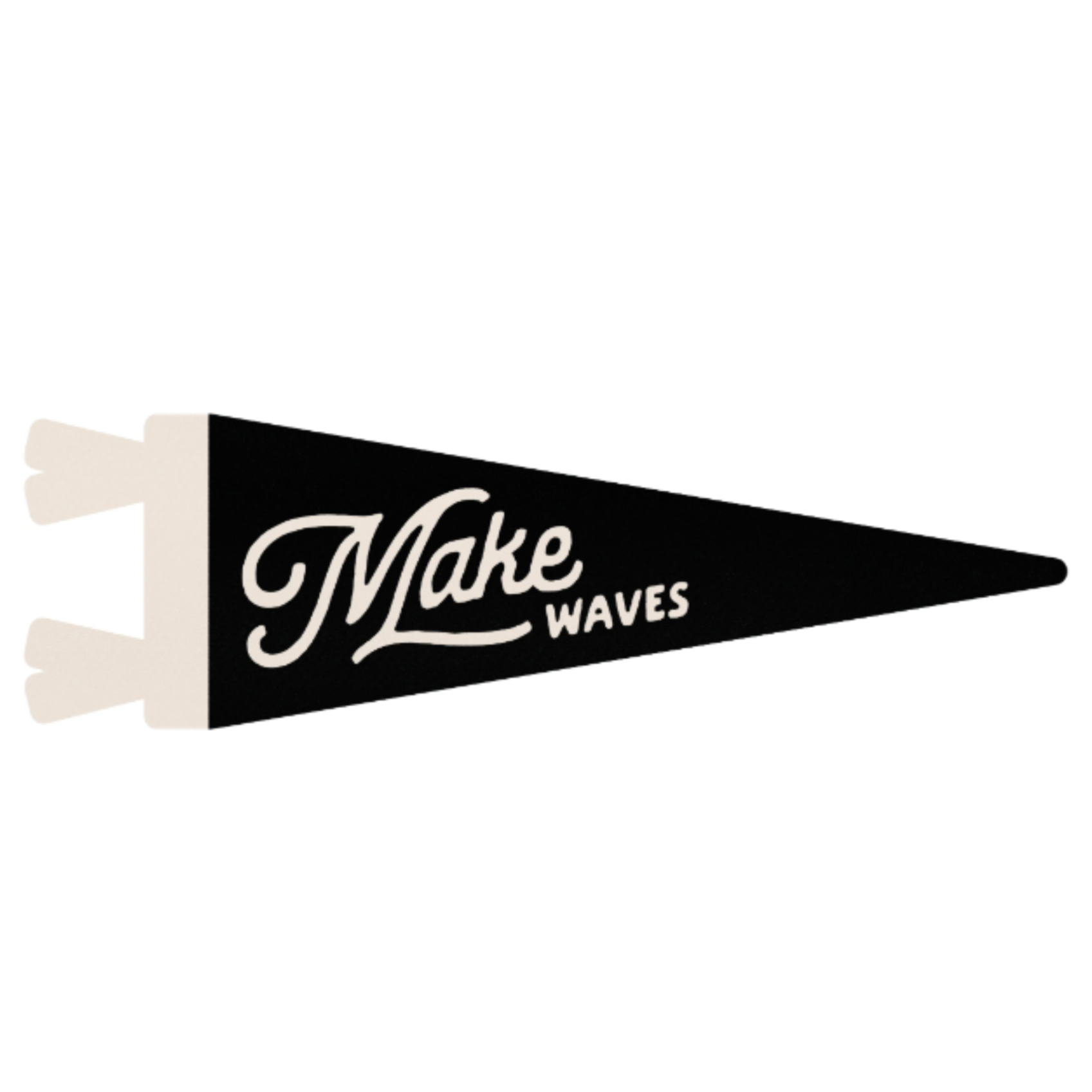 Make Waves Wall Pennant