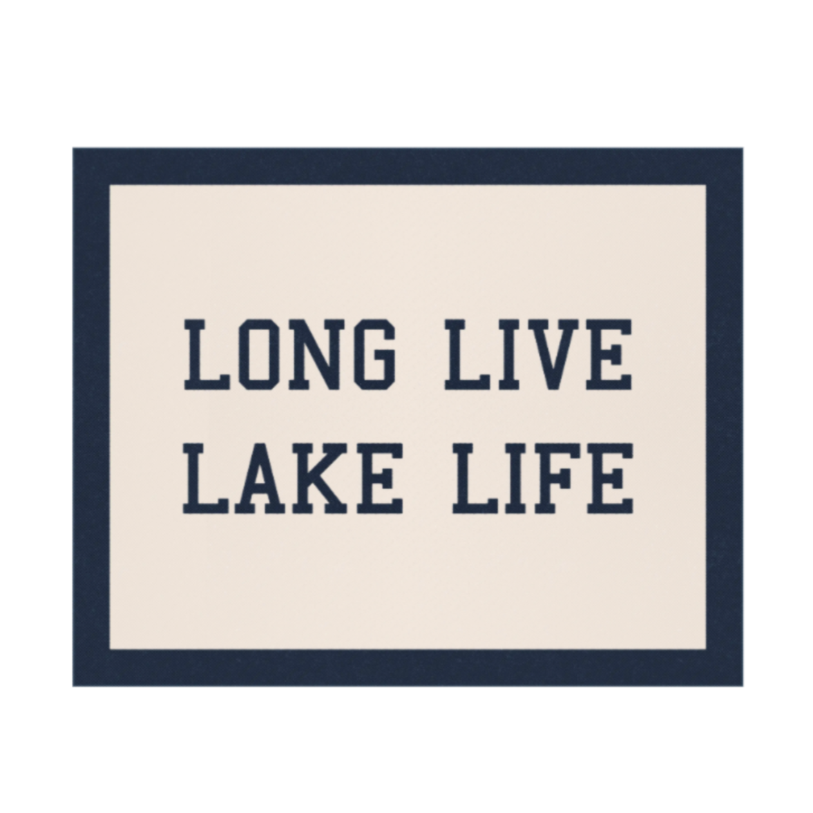 Long Live Lake Life Wall Banner