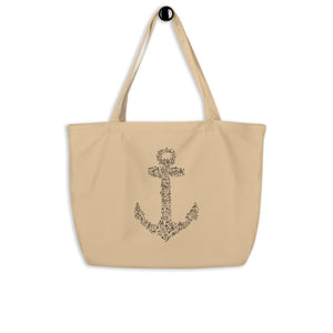 LAKE DAY + Anchor Icon Large Organic Tote Bag | On Demand