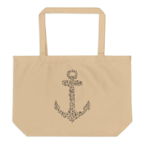 LAKE DAY + Anchor Icon Large Organic Tote Bag | On Demand