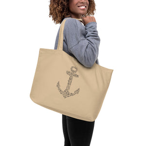 LAKE DAY + Anchor Icon Large Organic Tote Bag | On Demand