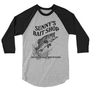 Vintage Bait Shop 3/4 Sleeve Raglan Shirt