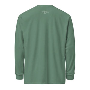 LAKE PRAYER Garment-dyed Heavyweight Long-sleeve Shirt