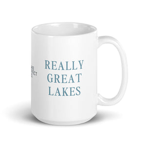 REALLY GREAT LAKES White Mug