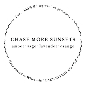 CHASE MORE SUNSETS Candle Tin