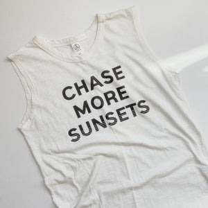 Chase More Sunsets Tank