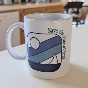 SAVE THE INLAND SEAS White Mug