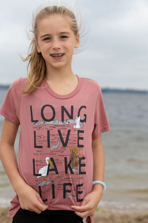 Kids Long Live Lake Life Species Tee