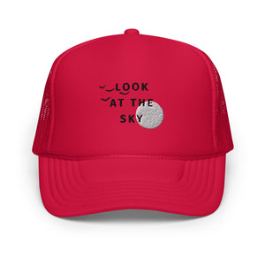 LOOK AT THE SKY Foam Trucker Hat | Light Colors