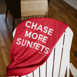 CHASE MORE SUNSETS by EKZO Beach Towel | 100% Cotton Towels