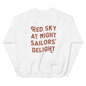 RED SKY AT NIGHT - FIELD TRIP Unisex Sweatshirt