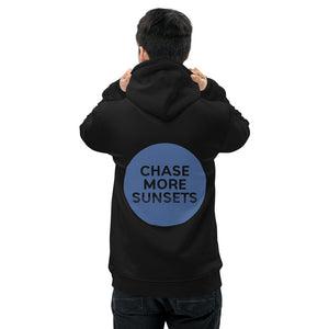 CHASE MORE SUNSETS Unisex Eco Hoodie