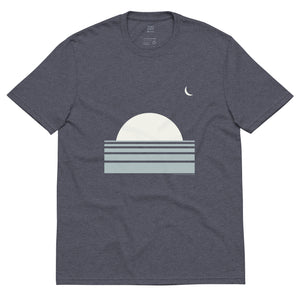 SUNSET CRESCENT Unisex Recycled T-shirt