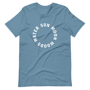 SUN MOON WOODS WATER Unisex T-shirt