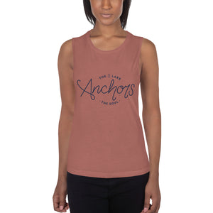 LAKE ANCHORS THE SOUL Ladies’ Muscle Tank